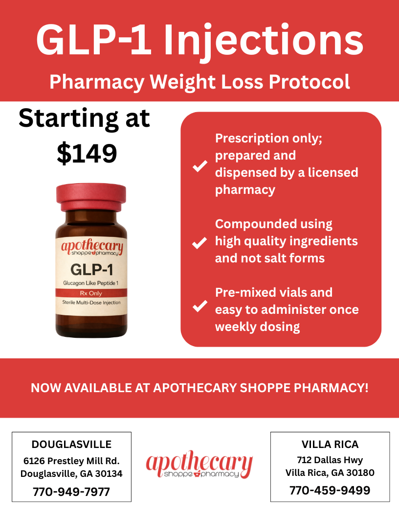 Apothecary Shoppe Pharmacy GLP1 ad